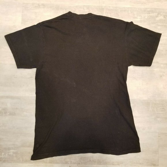 Deadpool black t shirt Official Marvel Red print S - Picture 3 of 5